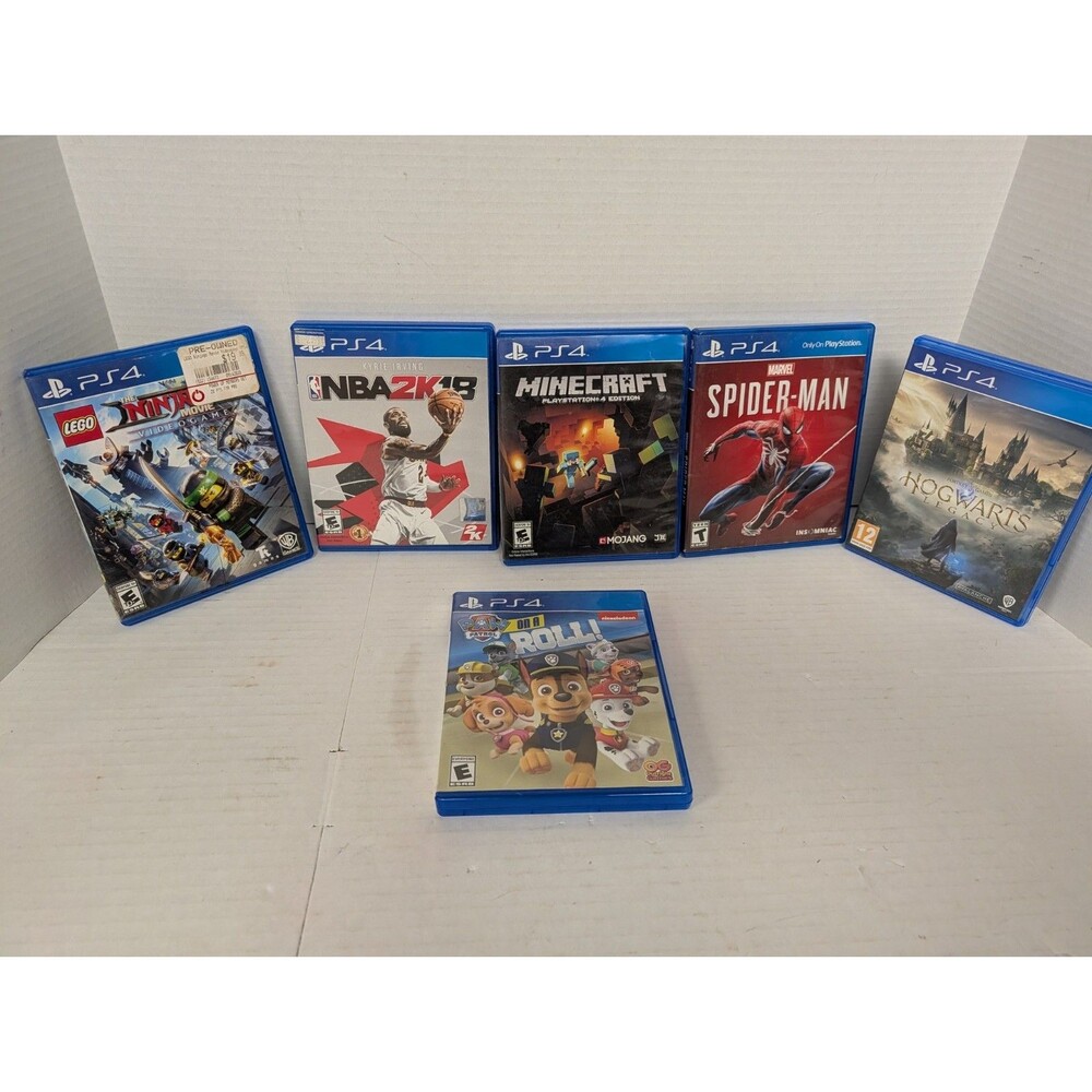 Lot Of 6 Rated E PS4 Games